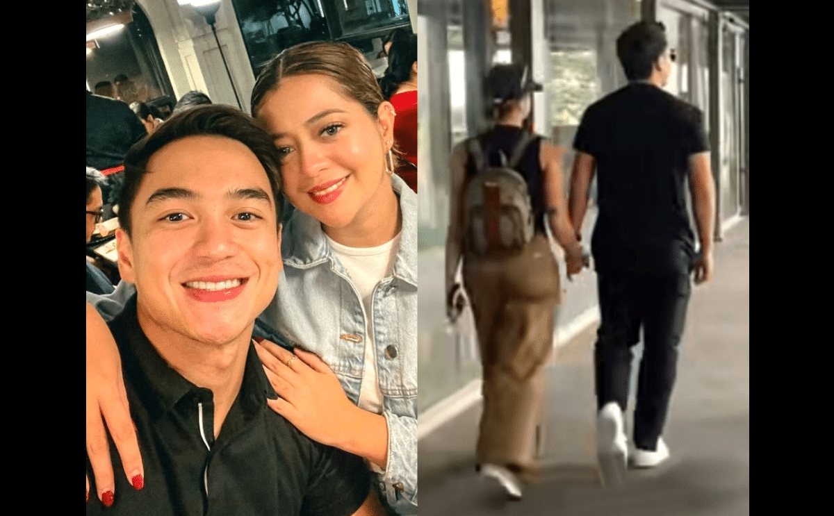 Sue Ramirez, Dominic Roque lantad na, holding hands while walking pa