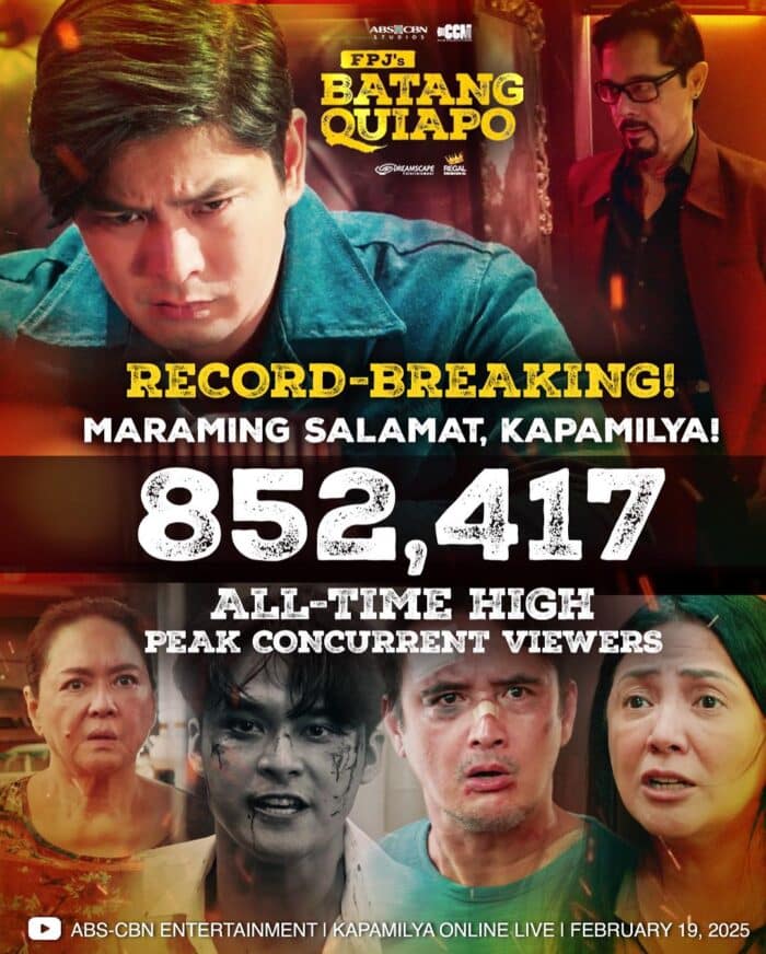 'Batang Quiapo' record-breaking ang online views; MTRCB nag-Korea para sa digital media forum