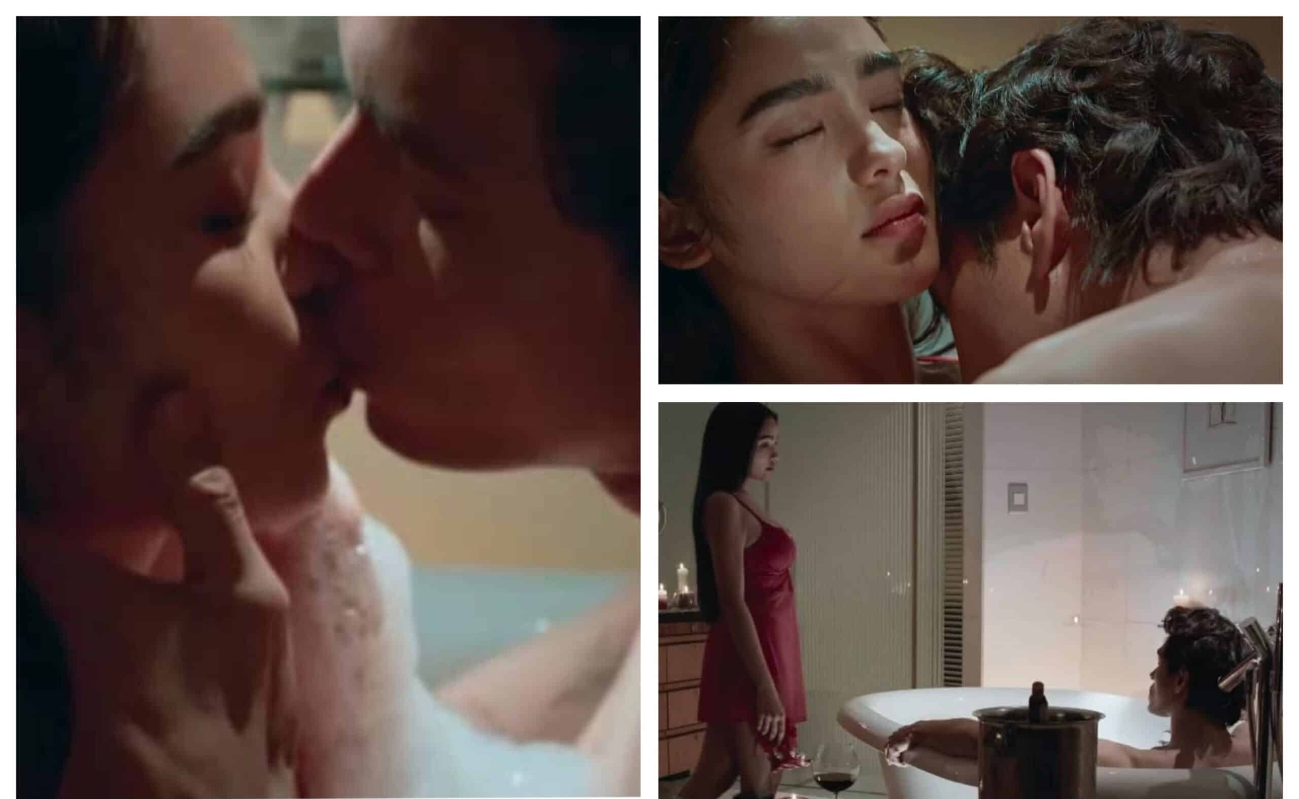 Andrea Brillantes palaban na, 'minukbang' ni Jake Cuenca sa bathtub