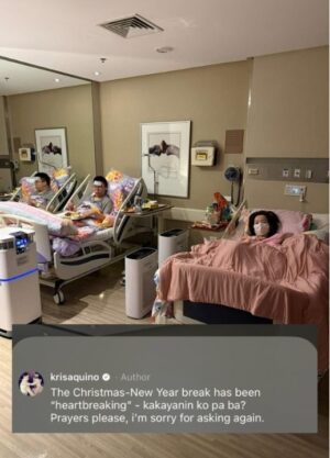 Kris Aquino balik-ospital matapos ang Pasko: 'Kakayanin ko pa ba?'