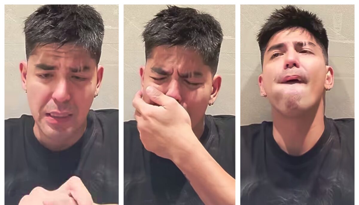 Mark Herras iyak nang iyak sa video, celebrity friends naalarma