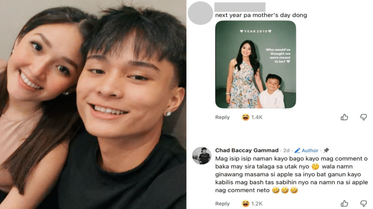 Chad Gammad ipinagtanggol si Apple David sa bashers: Mag-isip isip naman kayo&nbsp;