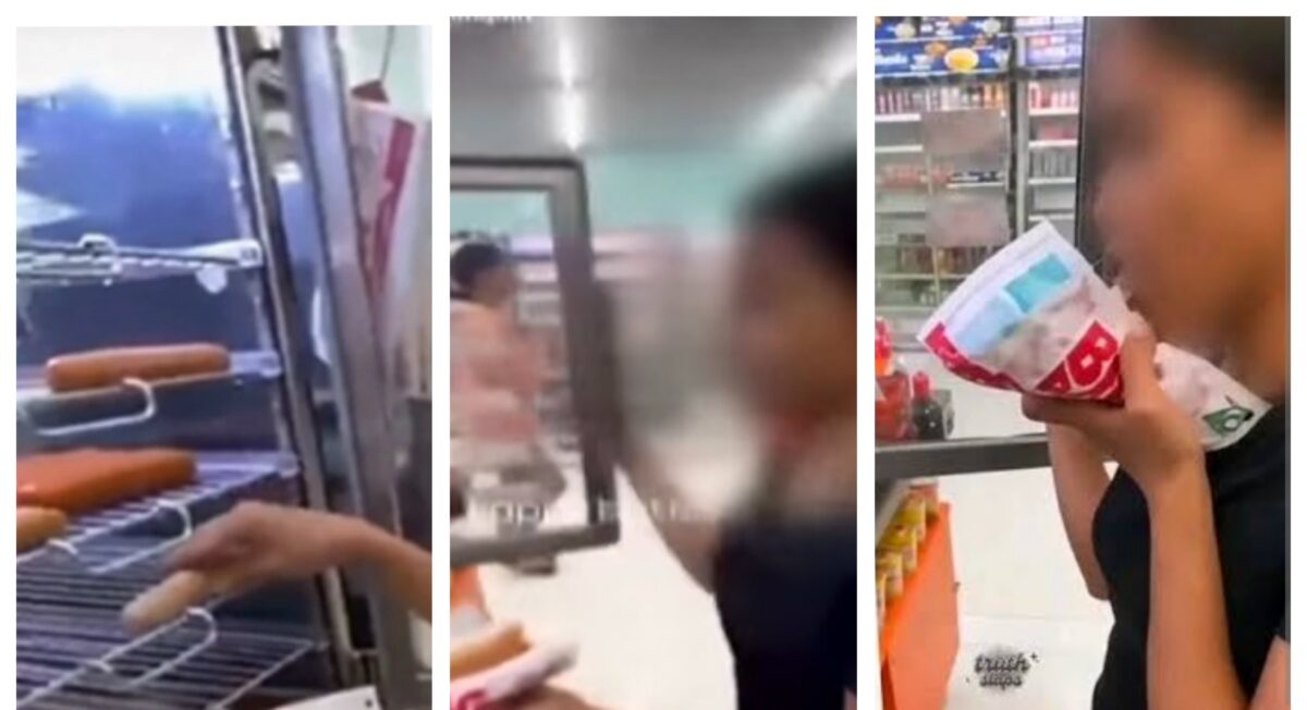 Babaeng customer dinilaan hotdog sa convenience store: Kadugyutan! Kadiri!